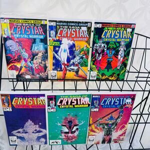 Saga Of Crystar Crystal Warrior 1-3 5-7 Lot Copper Age Marvel Comics